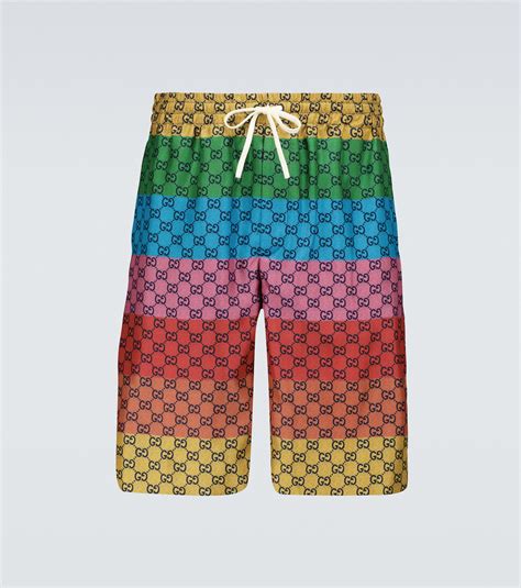 gucci shorts herren|Gucci shorts colorful.